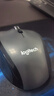 罗技（Logitech）M185鼠标 无线鼠标 办公鼠标 对称鼠标 黑色灰边 带无线2.4G接收器 实拍图