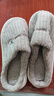 【福利价】小熊小兔棉拖秋冬季情侣保暖学生男拖鞋女居家棉拖鞋 小熊小兔棉拖-咖色 36-37 适合35-36 实拍图