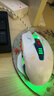 英菲克（INPHIC）W9P有线游戏鼠标 有声版 电竞 七彩呼吸灯效 人体工学 绝地求生CF吃鸡LOL 机甲白 实拍图