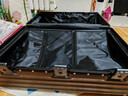 左汀行李箱铝框拉杆箱加厚结实抗压旅行箱登机箱大容量学生密码箱皮箱 铁灰色 28英寸 ，适合7-15天长途旅行 实拍图
