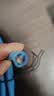 万级超六类网线非屏蔽【国标23AWG-0.57mm无氧纯铜芯】CAT6A万兆高速网络工程家装布线一箱线30米 蓝色 实拍图