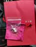 周大福蝴蝶结925银镶珍珠耳钉 AQ32612生日礼物 实拍图