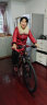 凤凰（Phoenix）自行车成人26寸碳纤维越野双油碟刹山地车男女式学生变速单车 27速黑红色 晒单实拍图