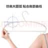 LYNN衣架宽肩无痕家用挂衣架晾衣架宿舍可叠挂塑料学生宿舍居家收纳衣架10支 实拍图