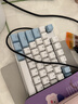 达尔优（dareu）EK815机械合金键盘 有线键盘 游戏键盘 108键单光 男生女生 电脑键盘  白色蓝色 青轴 实拍图