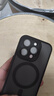 雅思恋 【强力磁吸充电】全包肤感磨砂黑适用iPhone17手机壳苹果手机保护壳MagSafe磁吸超薄渐变 黑色 【简约高级，镜头全包】 iPhone 15 Pro 实拍图