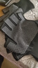 【已售10万 】手套骑行骑自行车半指防滑快递外卖钓鱼男女可触屏 漏五指手套2双【黑色】 均码 实拍图