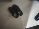百丽厚底增高4cm健步鞋男鞋旋钮扣耐磨休闲运动鞋A2123 烟晶黑 42 实拍图