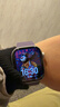 Apple/苹果 Watch S11 智能手表GPS款42毫米银色铝金属表壳雾紫色运动型表带S/M MEUT4CH/B 实拍图