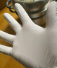 乌斯京一次性手套丁腈手套100只大码橡胶食品级加厚耐用厨房防护丁晴白 实拍图