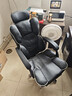 奥伦福特 电脑椅办公椅子电竞椅家用人体工学椅老板椅主播靠背椅皮革转椅 工学椅-黑+搁脚+乳胶+【顶配】 实拍图