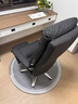 顾全老板椅家用办公椅久坐舒服电脑椅人体工学可躺午休椅子C533金黑皮 实拍图