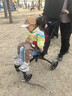 小虎子T28大童车遛娃车婴儿推车轻便可折叠透气旅行口袋遛娃推车 黑色-T28 实拍图