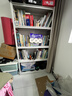 唐辑书架书柜家用落地置物货架学生钢制收纳储物架子 白五层80*30*160 实拍图