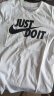 耐克NIKE男子运动生活TEE JUST DO IT SWOOSH短袖T恤AR5007-100白 M 实拍图