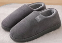 回力全包棉鞋男女士室内外穿冬季防滑棉拖鞋HLX0233灰色44-45码 实拍图