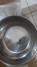 【不锈钢】和面盆厨房烘焙家用火锅盆洗菜打蛋汤锅盆醒面盆料理盆 32cm【热卖款】不锈钢 和面盆 实拍图