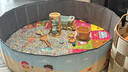 恩贝家族儿童游戏布围栏挖沙工具沙滩沙池玩具套装3-6岁宝宝家用海洋球池 实拍图