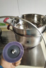 铂力人18/10L不锈钢蒸锅汤锅加厚家用燃气灶蒸煮炖蒸饭神器蒸米饭 【玻璃款】18/10L汤锅 26cm 7.5L 实拍图