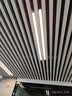 办公灯led长条灯办公室方通格栅吊顶吊灯理发店吸顶灯吊线条形灯 方通款黑壳 120x5cm-30w白光 实拍图