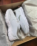安踏云逸小黑鞋丨男鞋运动鞋子夏季皮面防泼水透气软底白色跑步休闲鞋 【皮面防泼水神器】安踏白/灰-4 42 实拍图