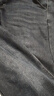皮尔卡丹（pierre cardin）高端牛仔裤男春夏季宽松直筒男裤潮流刺绣休闲裤子男装 雾霾蓝 32 实拍图