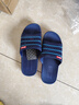 回力拖鞋男女款防滑凉拖居家浴室户外穿沙滩厚底耐磨HL3523-1兰色41码 实拍图
