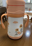 膳魔师（THERMOS）儿童吸管保温杯超轻316L不锈钢把手学生杯幼儿园婴儿水杯上学TCKC 实拍图