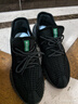 回力男鞋夏季透气新款椰子鞋子潮流百搭运动鞋轻便跑步鞋 黑/绿 43 实拍图