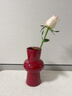 京东鲜花轻奢陶瓷花瓶红色高级感订婚结婚摆件干花鲜花水培插花瓶乔迁礼物 实拍图