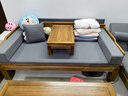 溪木工坊 罗汉床新中式实木沙发床两用榆木推拉式罗汉榻客厅茶室书房家具 1.8米推拉罗汉床+垫子+炕桌 实拍图