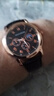【网红爆款】商务腕表石英运动表休闲皮带男女手表 合金黑色 实拍图