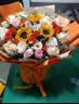 馨仪母亲节鲜花速递玫瑰向日葵康乃馨花束生日礼物全国同城配送 11朵粉玫瑰蝴蝶兰混搭花束 实拍图