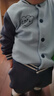宝宝套装春秋运动童装儿童春季洋气两件套一岁婴儿衣服小童春装男 蓝色 90cm 实拍图