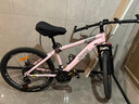 JEEP吉普山地车自行车学生成人减震碟刹通勤变速越野青少年巡航者C800 RC750-辐条轮-珊瑚粉 26寸(建议身高156-180cm) 24速旗舰版（铝合金） 实拍图