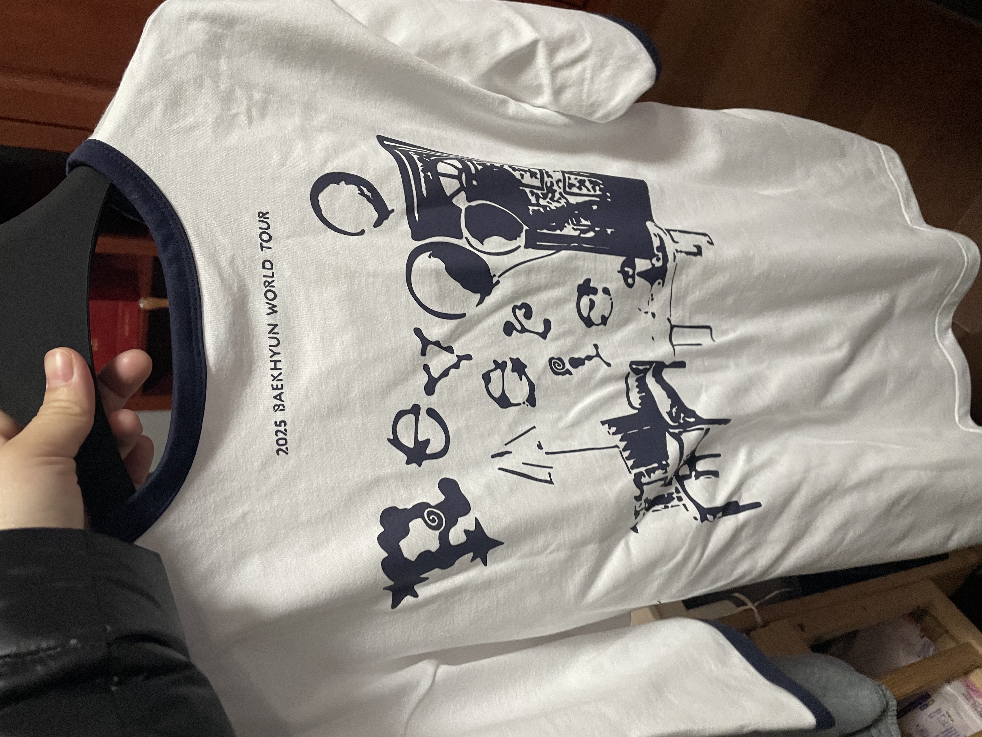 BAEKHYUN 2025 WORLD TOUR [ Reverie ]  RUGBY T-SHIRT 实拍图