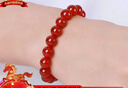 石玥珠宝收藏级10mm红玛瑙手串本命年转运珠水晶玛瑙手链男女士款 实拍图