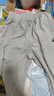 亚瑟士童装夏季男女儿童舒适防蚊裤轻薄防晒裤百搭运动裤 灰色 140 cm 实拍图