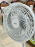 美的（Midea）【品质推荐】七叶轻音柔风电风扇/家用省电落地扇/台式电扇/广角摇头节能宿舍小型风扇 SAE35CA 实拍图