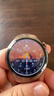 华为HUAWEI WATCH 5 42mm高端款烁金色904L不锈钢表壳晨曦金钛金属表带X-TAP智感窗 实拍图