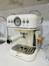 小熊（Bear）咖啡机 家用小型半自动意式 胶囊可用冷热双萃20Bar泵压 压力计 自动打奶泡 小白咖E12S7 实拍图