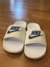 耐克NIKE外穿男拖鞋一字VICTORI休闲鞋CN9675-102白42.5 实拍图
