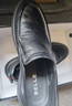 百丽一脚蹬休闲皮鞋男春季牛皮革缓震通勤商务鞋A1010AM3 黑色 40 实拍图