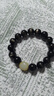 石玥珠宝收藏级14mm金猫眼天然黑曜石手串本命年转运珠水晶手链男女士款 实拍图