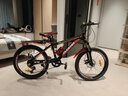 凤凰（Phoenix）儿童自行车山地车男女学生脚踏车6-15岁童车 霸道 黑红色 22寸 实拍图