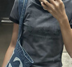 UR2026春季新款女装复古撞色印花修身短袖T恤UYY450060+ 石色1 M 实拍图