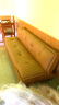 紫盈门 沙发床折叠多功能小户型单双人实木客厅两用午休床懒人沙发 浅咖啡色胶脚 2.0米 实拍图