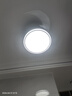 雷士（NVC）led隐形风扇灯2026新款变频静音灯具简约客厅餐厅卧室家用吊扇灯 42寸双环白+三色+遥控-无语音控制 实拍图