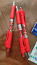 晨光（M&G）按动中性笔办公K35红0.5子弹头学生考试水笔水性笔办公商务签字笔刷题老师专用圆珠笔3支 实拍图