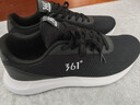 361°运动鞋男鞋春夏季透气网面黑色休闲慢跑步鞋子男士671832270-3 实拍图